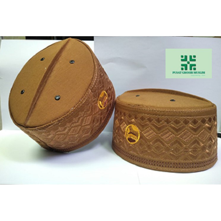 Peci Kopiah Assagofah Anak Coklat Muda peci asagofah anak peci anak anak