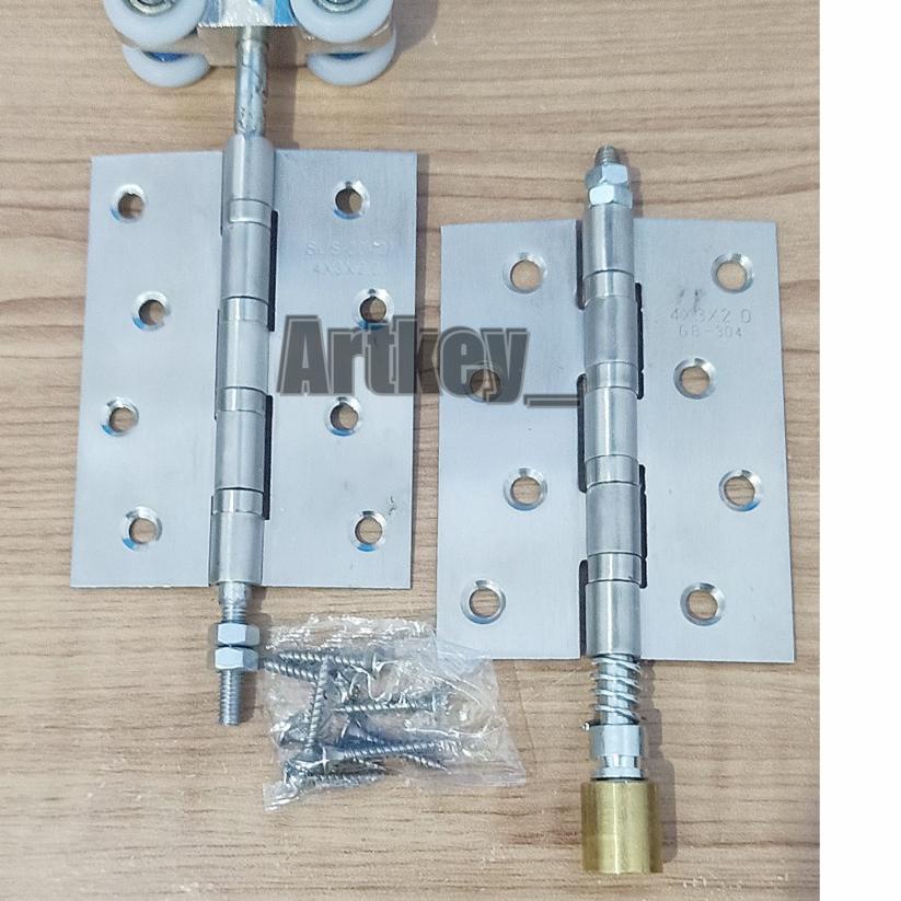 Top Designn4N8z RODA SLIDING PINTU LIPAT DAN GAIT BAGIAN BAWAH komplit engsel 4 inci