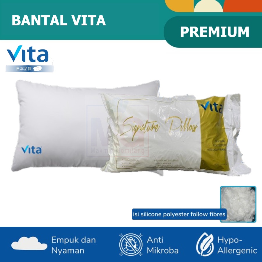 Bantal Tidur Guling Tidur Qarlend /Vita Foam Premium