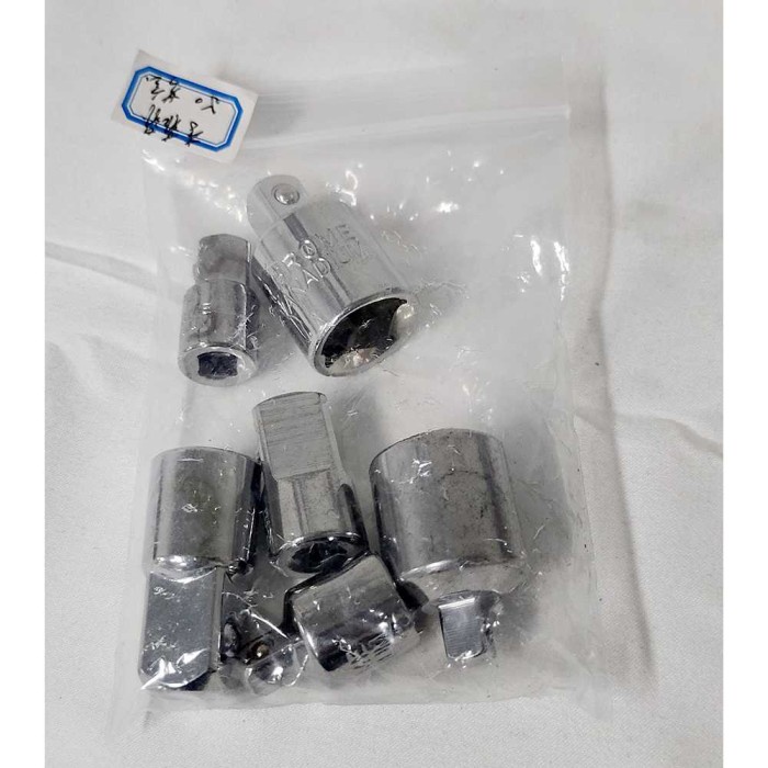 Adaptor Konverter Sambungan Gagang Kunci Sok Sock Socket 6 Pcs