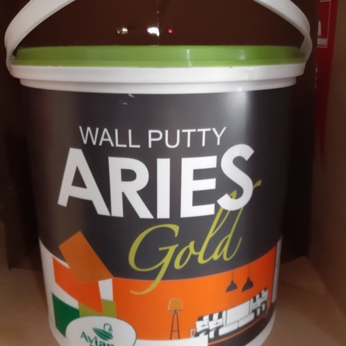 Terlaris Plamir Aries Gold Wall Putty / Plamir Tembok / Plamir Kayu / Cat Dasar / 5Kg