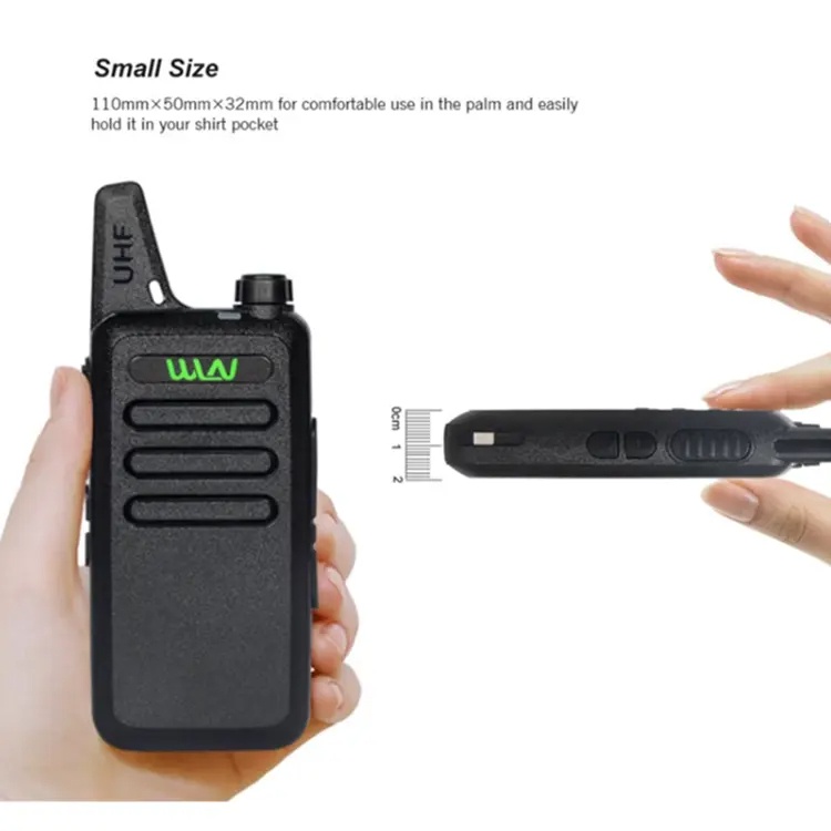 COD HT Walkie Talkie 2 Unit HT WLN WLAN KD-C1 UHF Two Way WLN  CI Handy Talky Mini Walkie Talkie Jarak Jauh Murah