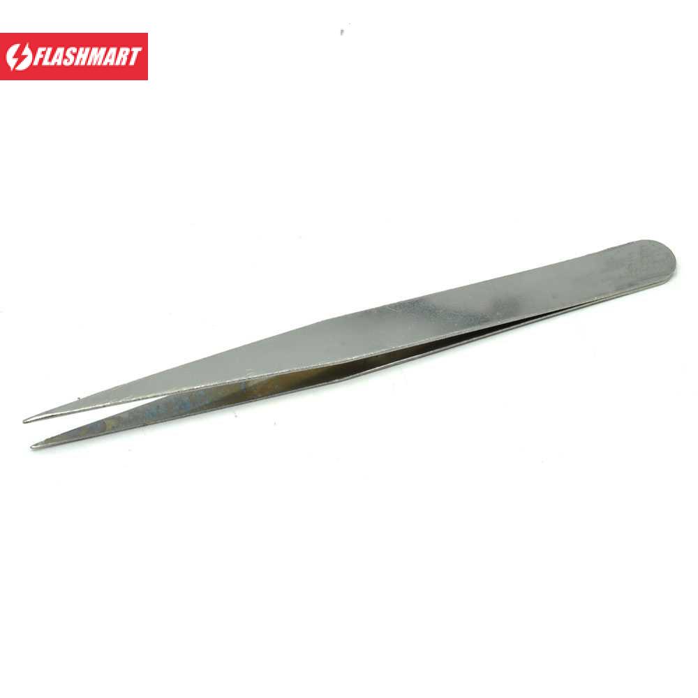 Flashmart Pinset Lurus Stainless Steel Laboratorium - TS-12