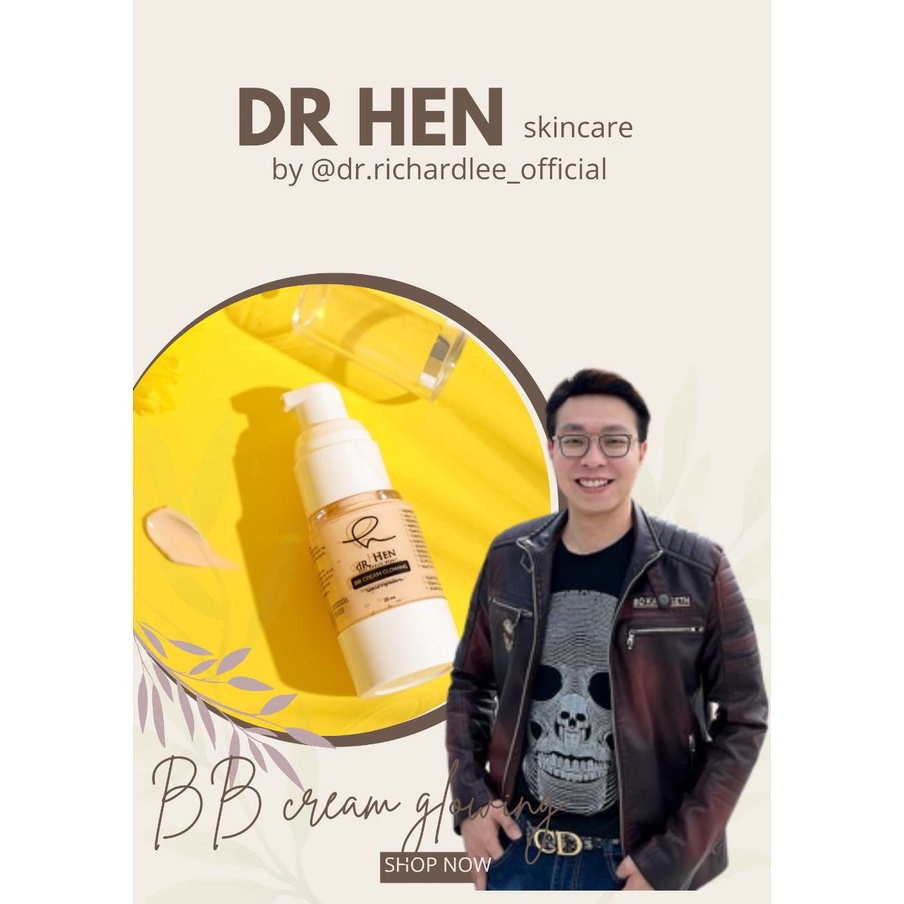 (READY STOK) SIAP KIRIM dr Hen Skincare - BB Cream Glowing dR. HEN  , SKINCARE BPOM ORIGINAL DR. RIC