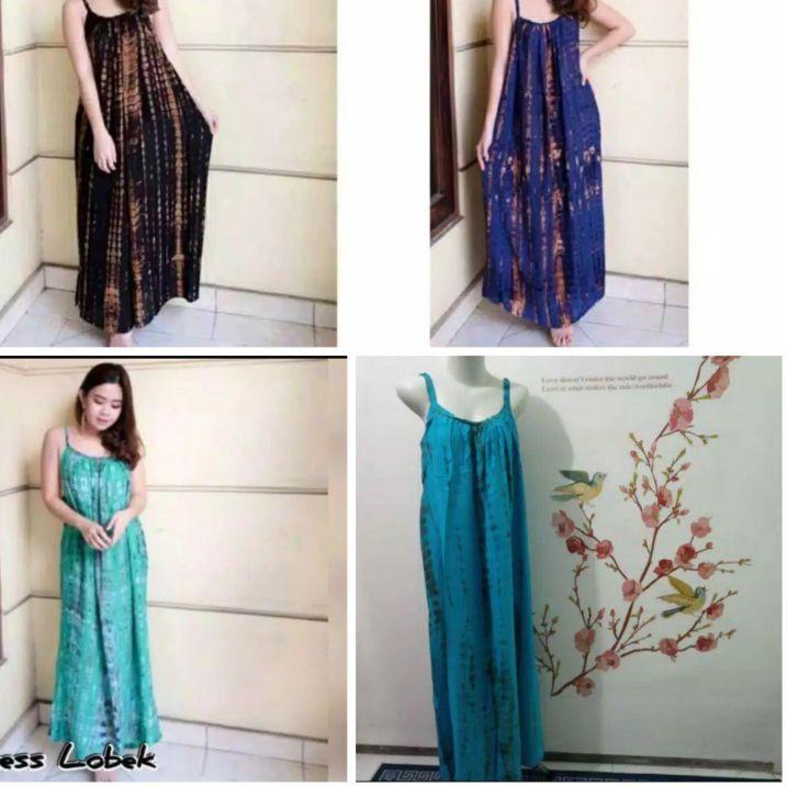 Dress Pantai Panjang Bali jumbo ld 120 cm /Dress lobek panjang Bali