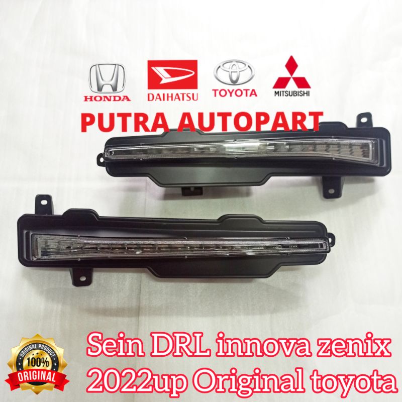 lampu sein drl  innova zenix 2022up original toyota