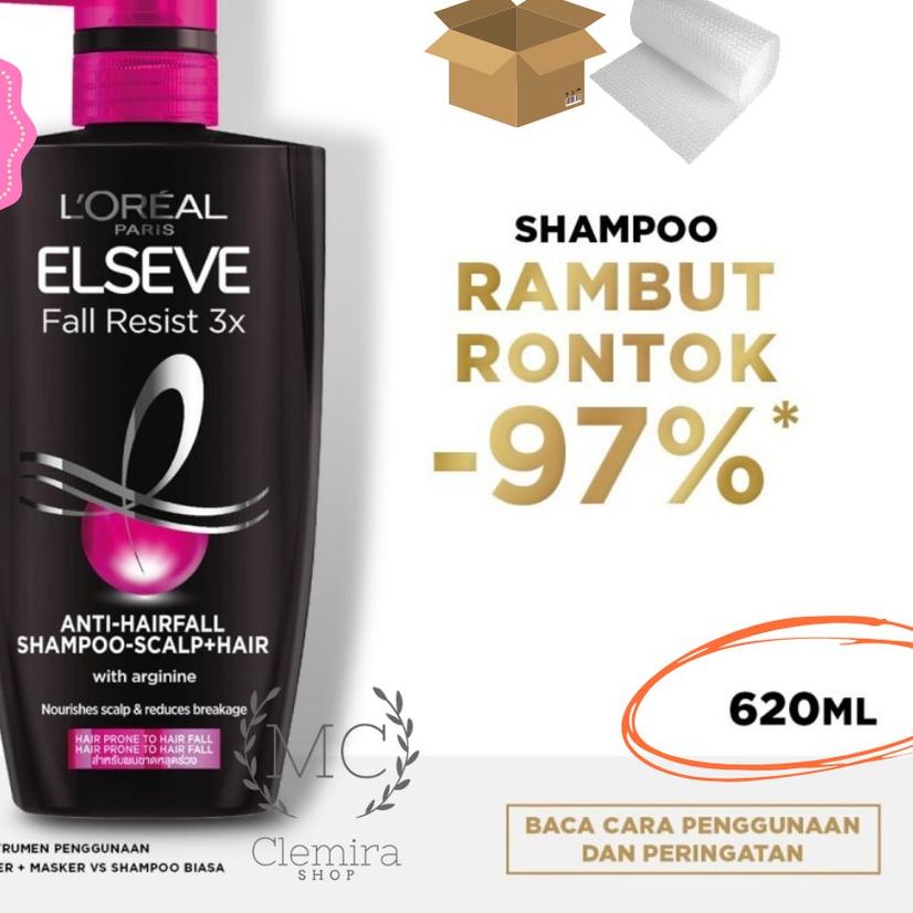 ➢ Shampoo L’Oreal Paris Fall Resist 620 ml / Shampo Loreal Anti Hair Fall/ rambut rontok/ Loreal Hit