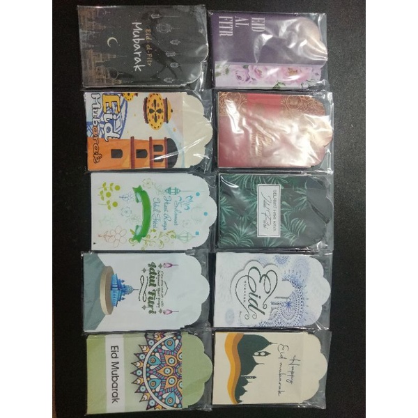 

Amplop lebaran /Thr mini isi 10lbr Mix motif