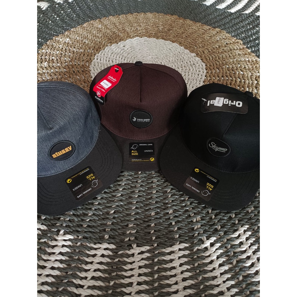 Topi Snapback Bordir Thanksinsmnia Hip-Hop Original - Topi Distro Pria