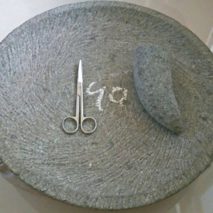 Terlaris Cobek Batu Asli 40 Cm Via Grab/Gojek