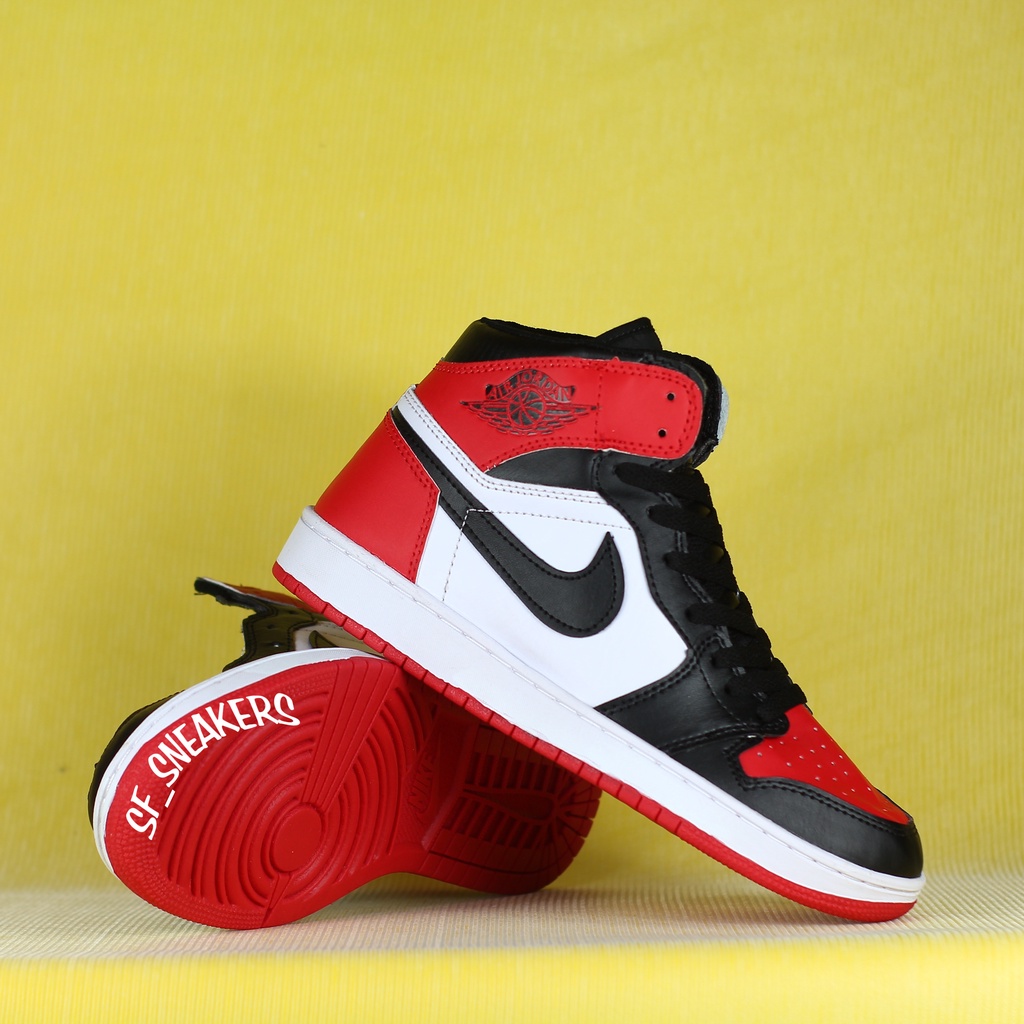 NIKE AIR JORDAN BRED TOE HIGH PREMIUM QUALITY UNISEX