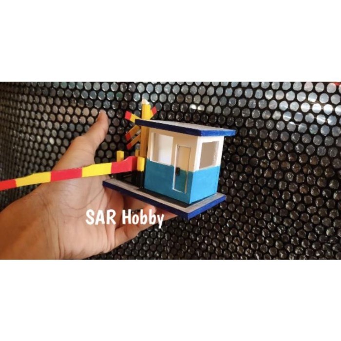 PALANG PINTU KERETA API - MAINAN MINIATUR PALANG PINTU KERETA API TERBARU