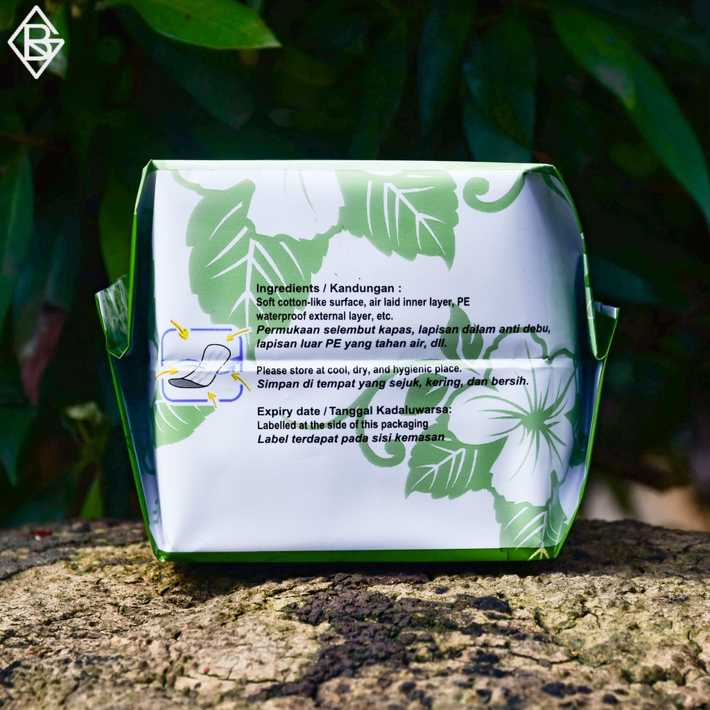 Pembalut Herbal AVAIL Efektif Mencegah Keputihan Dan Bau Tak sedap 1ball (10pcs) Pantiliner hijau