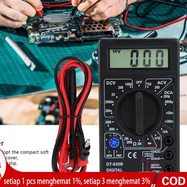 ➱ Multitester Avometer avo digital buzzer DT830B DT830G ♪