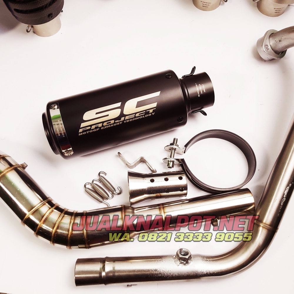 Knalpot IMPORT Ninja 250 RR Mono Z250SL CBR 250R SC Project BlackDoff Full System PNP