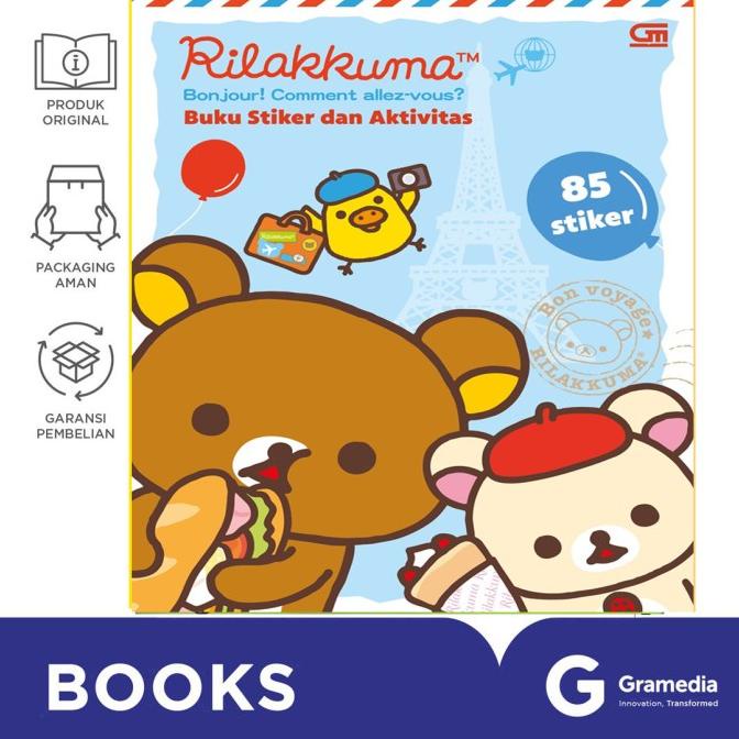 

Rilakkuma Bonjour! Buku Stiker Dan Aktivitas