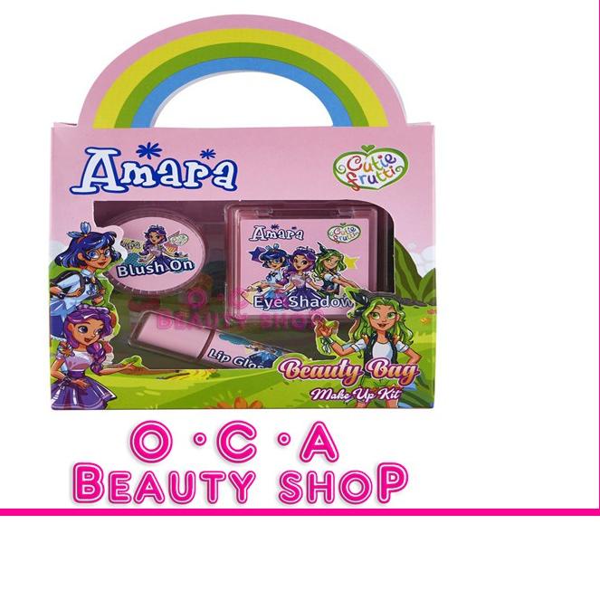 ♂ [Original  2025] Amara Beauty Bag Make Up Kit - Make Up Anak / Kado Ultah / Kado untuk Anak Cewek 