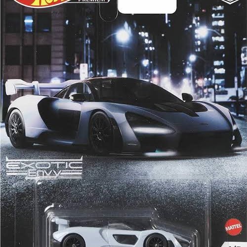 HOT WHEELS PREMIUM MCLAREN SENNA EXOTIC ENVY BAN KARET TERBARU