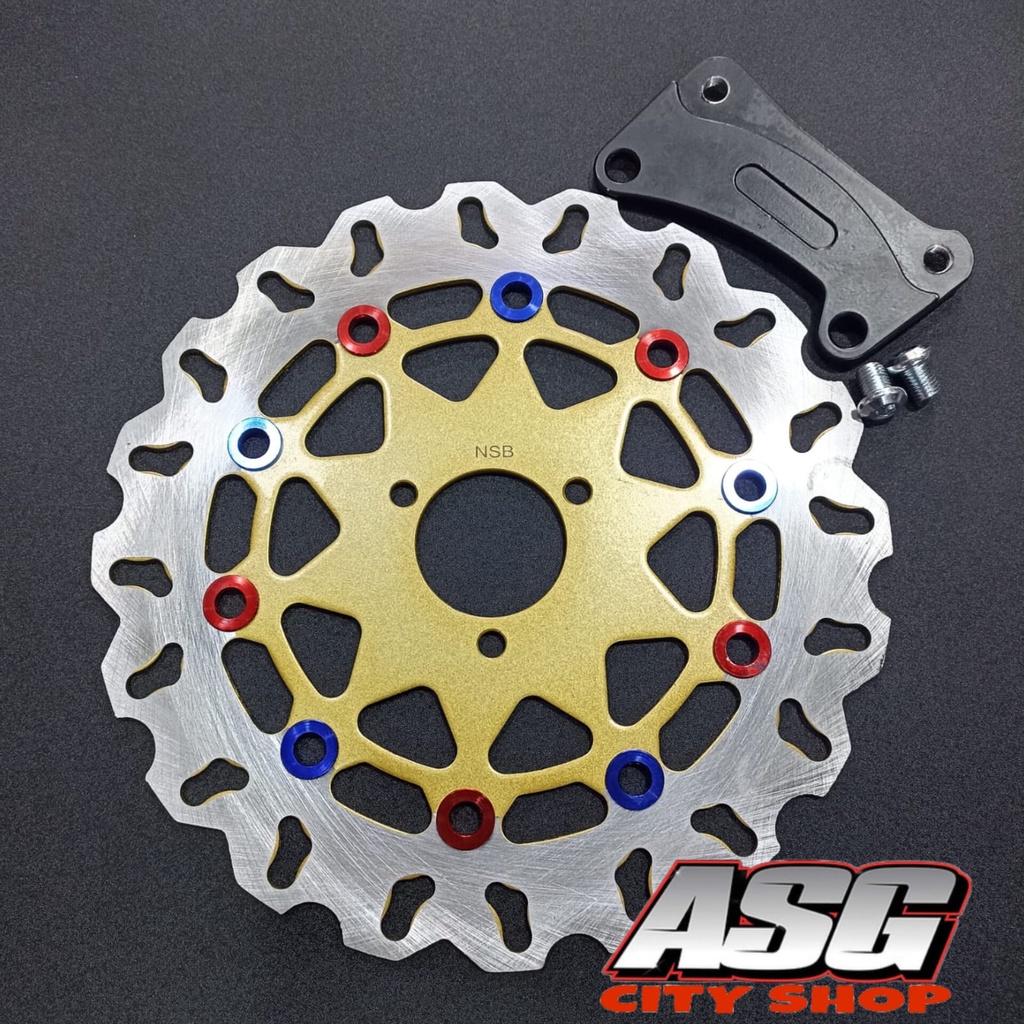 Piringan Cakram 260MM Motor Mio M3/Mio J/Mio GT/Soul GT/Fino 125 Piringan Lubang 3 Plus Breket