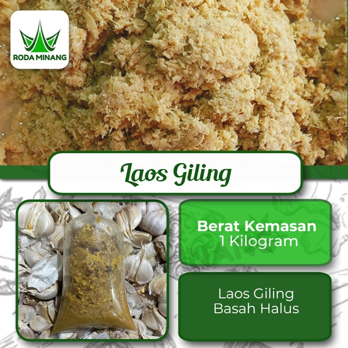 

Lengkuas Laos Giling Halus Bumbu Basah Asli Tanpa Pengawet 1 Kg