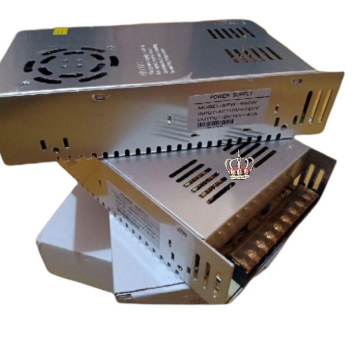 ➽ Power Supply Cctv 12V 40A Power Suply Switching 40 Ampere 12 Volt ➯