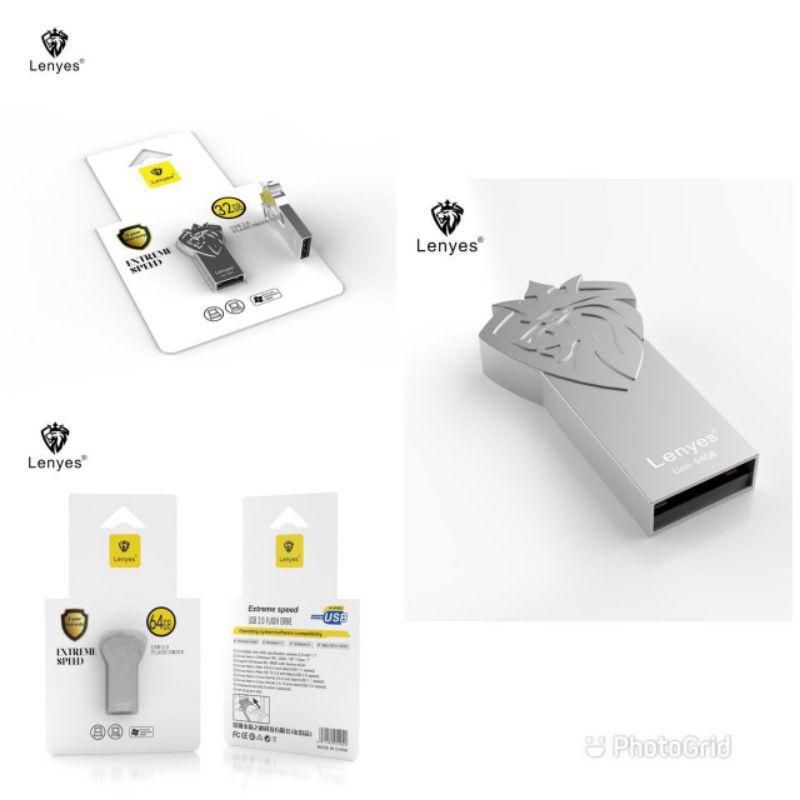 Osr - Flashdisk Lenyes USB 2.0 Original 100% 4Gb/8Gb/16Gb/32Gb/64Gb/128Gb