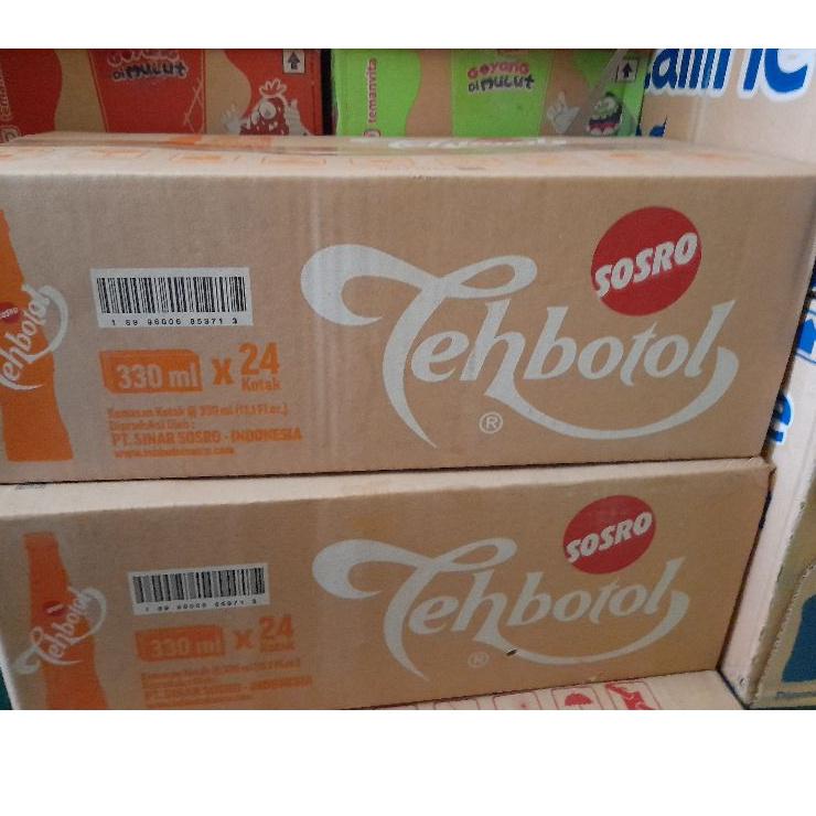 

✷ Teh botol sosro kotak 330 ml 1 dus ➫