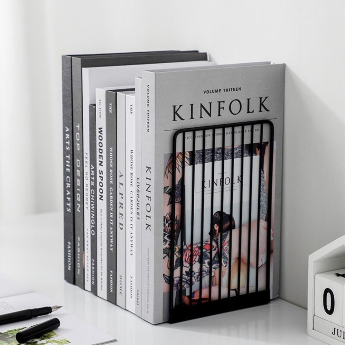 

Terlaris Metal Bookstand / Penahan Buku