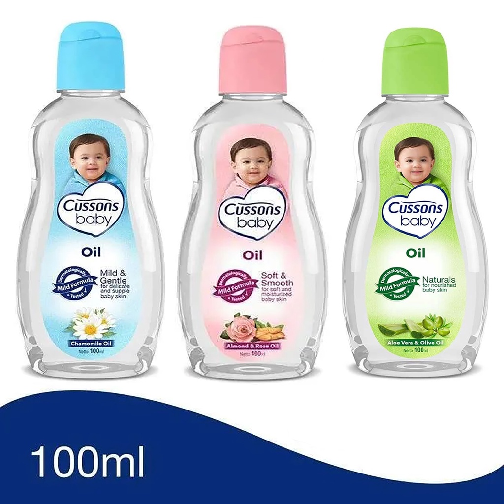 𝐑𝐀𝐃𝐘𝐒𝐀 - Cussons Baby Oil 100ml / Minyak Bayi