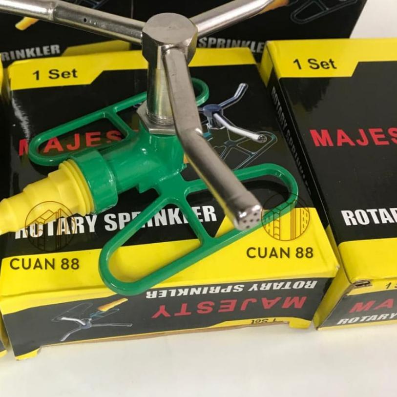 ➹ Springkel Air Taman Putar Sprinkler Taman Kebun Sprinkler Pertanian Springkel Air Rotary ❄