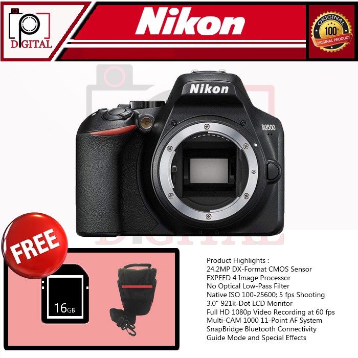 NIKON D3500 BODY ONLY