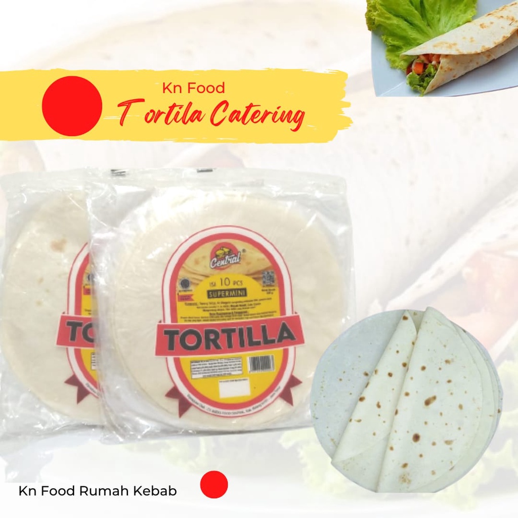 

CATRING Kulit Kebab Tortila Catering isi 10 - Libanes diameter16 cm