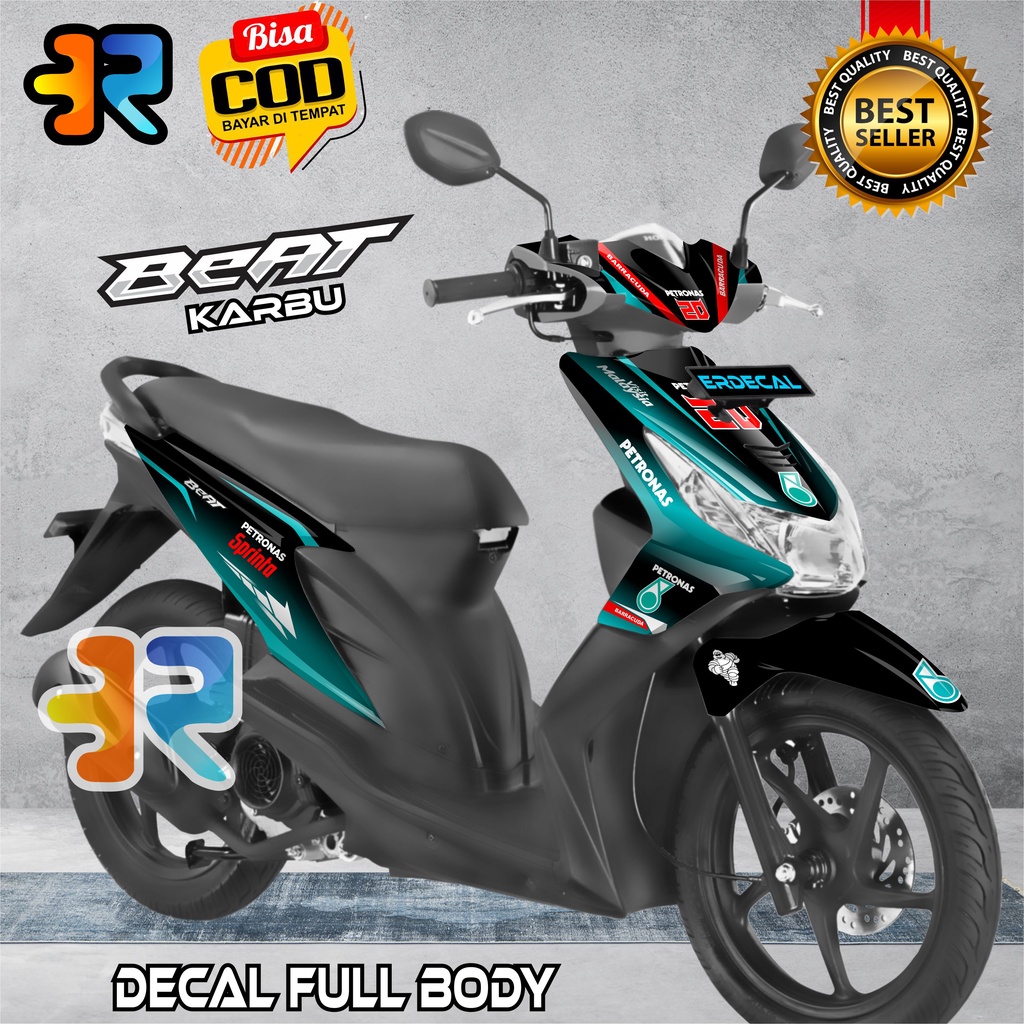 Decal Beat Karbu Stiker Full Body Variasi Desain Petronas