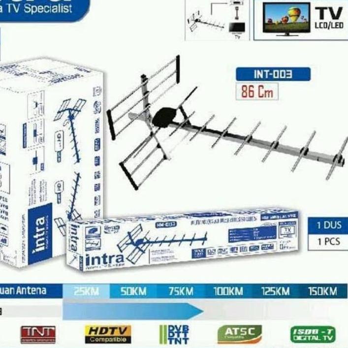 ❉ Intra Antena TV Digital Luar / Outdoor INT-003 / INT-005 ✳