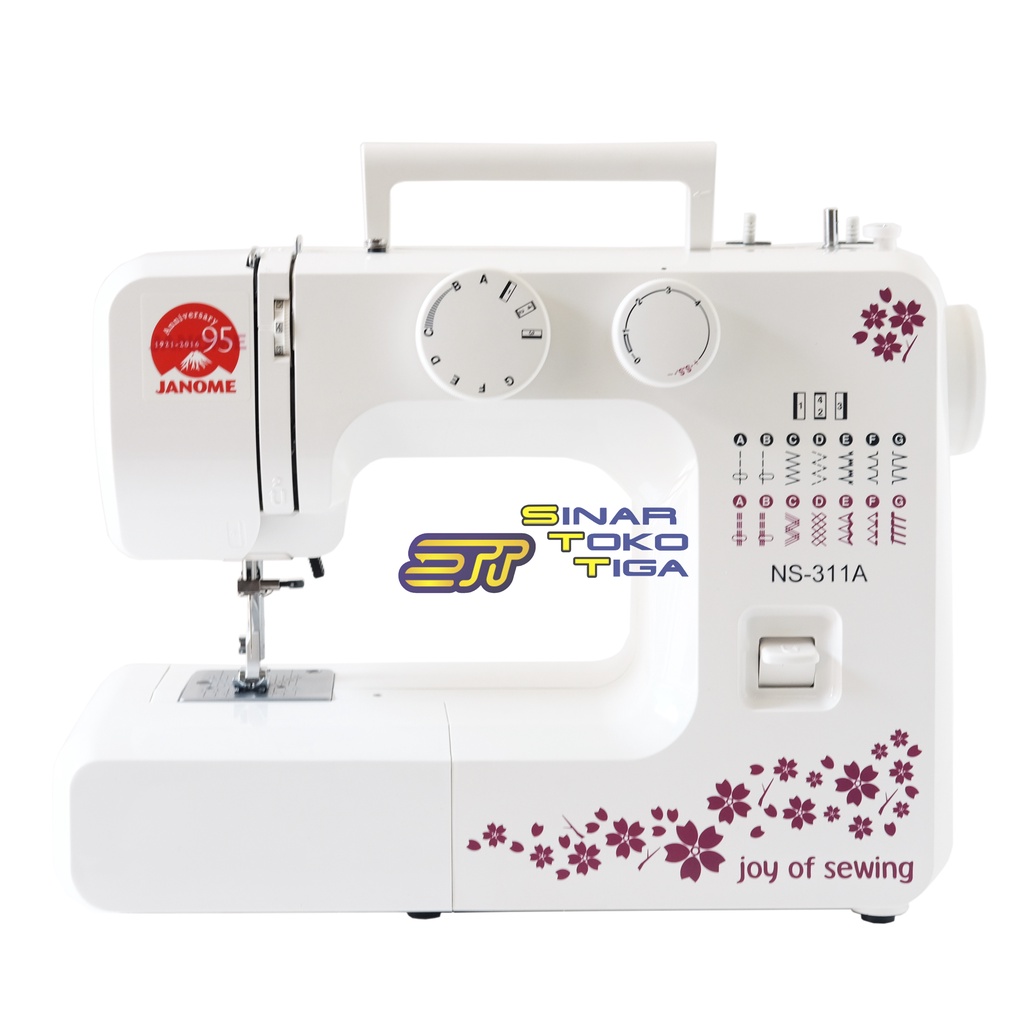 PROMO UNIT | JANOME 311 MESIN JAHIT PORTABLE MULTIFUNGSI 311A NS311A