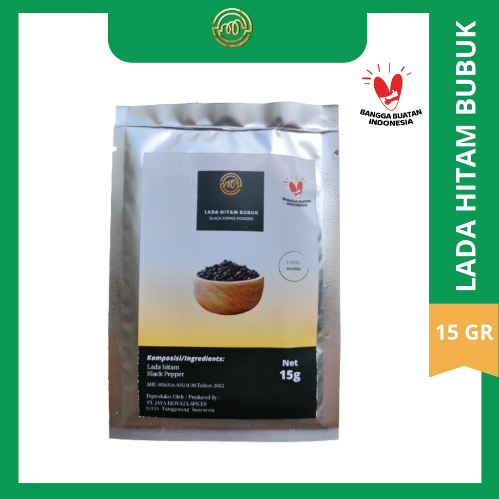 

bubuk lada hitam/ black pepper powder 15gr