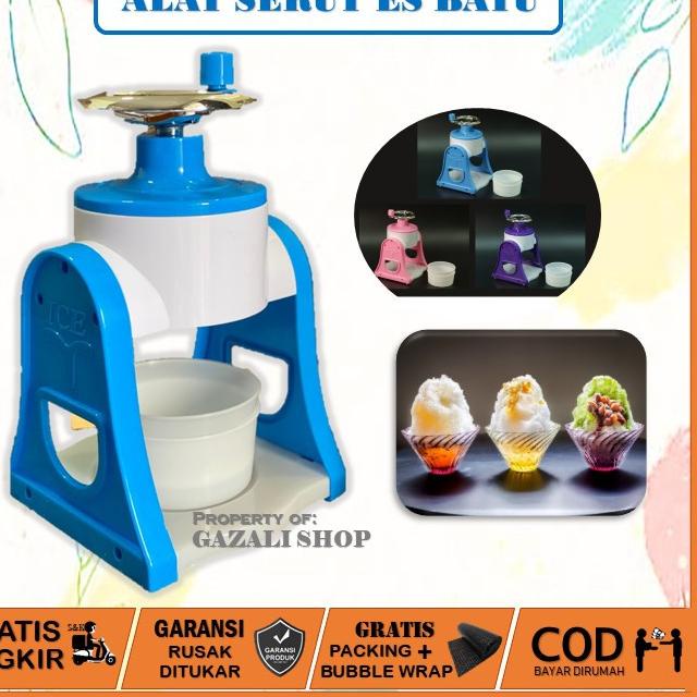 ✵ ALAT SERUT ES BATU MANUAL SERUTAN ES BATU MESIN PENGHANCUR ES BATU - ICE CONE CRUSHER GENERATION 2