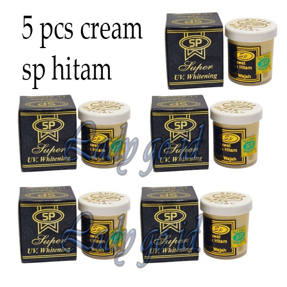 PAKET HEMAT 5 PCS CREAM SP HITAM