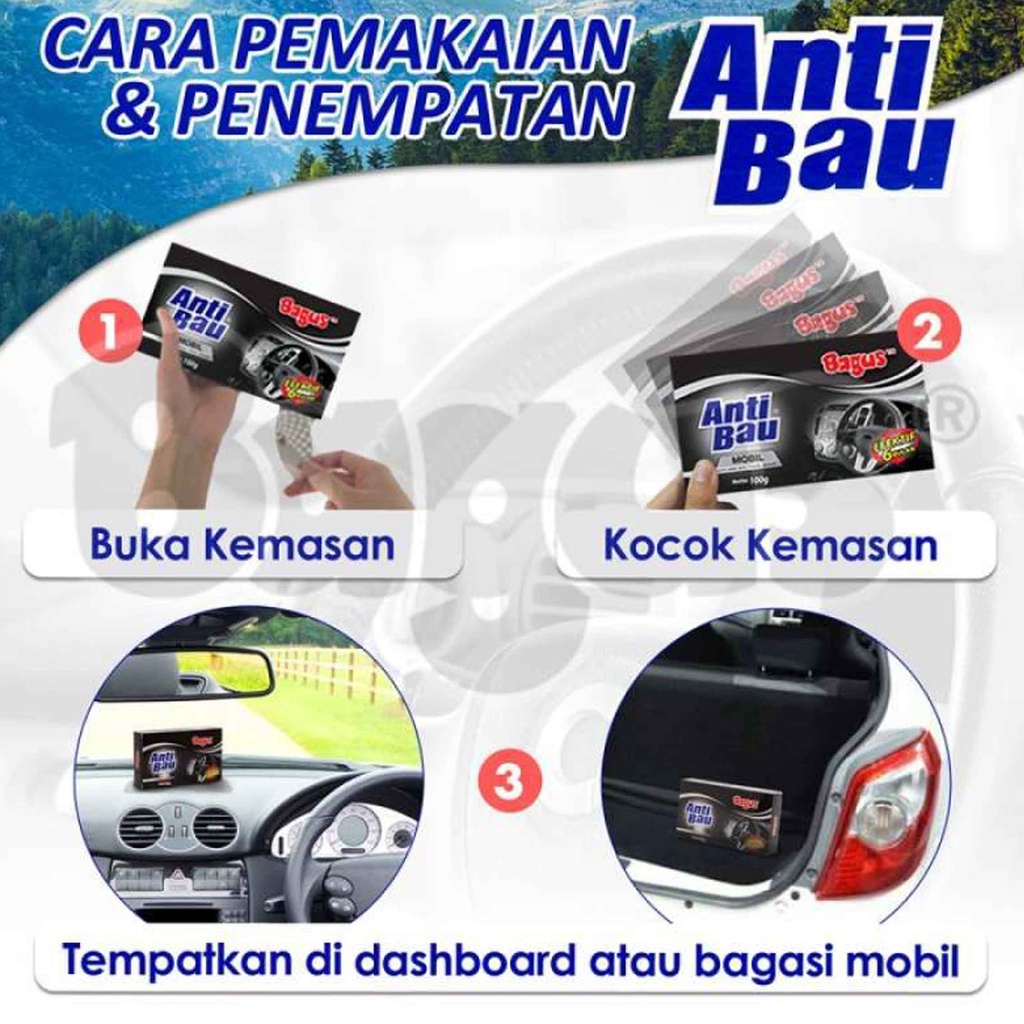 BAGUS ANTI BAU MOBIL* PENGHILANG BAU TIDAK SEDAP 100g