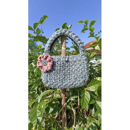 Tas Rajut Korean Style | handmade | crochet bag | tas rajut