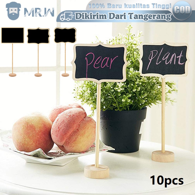 

Papan Tulis Kapur Mini 10pcs Mini Stand Board Mini Chalkboard Mini Black Board