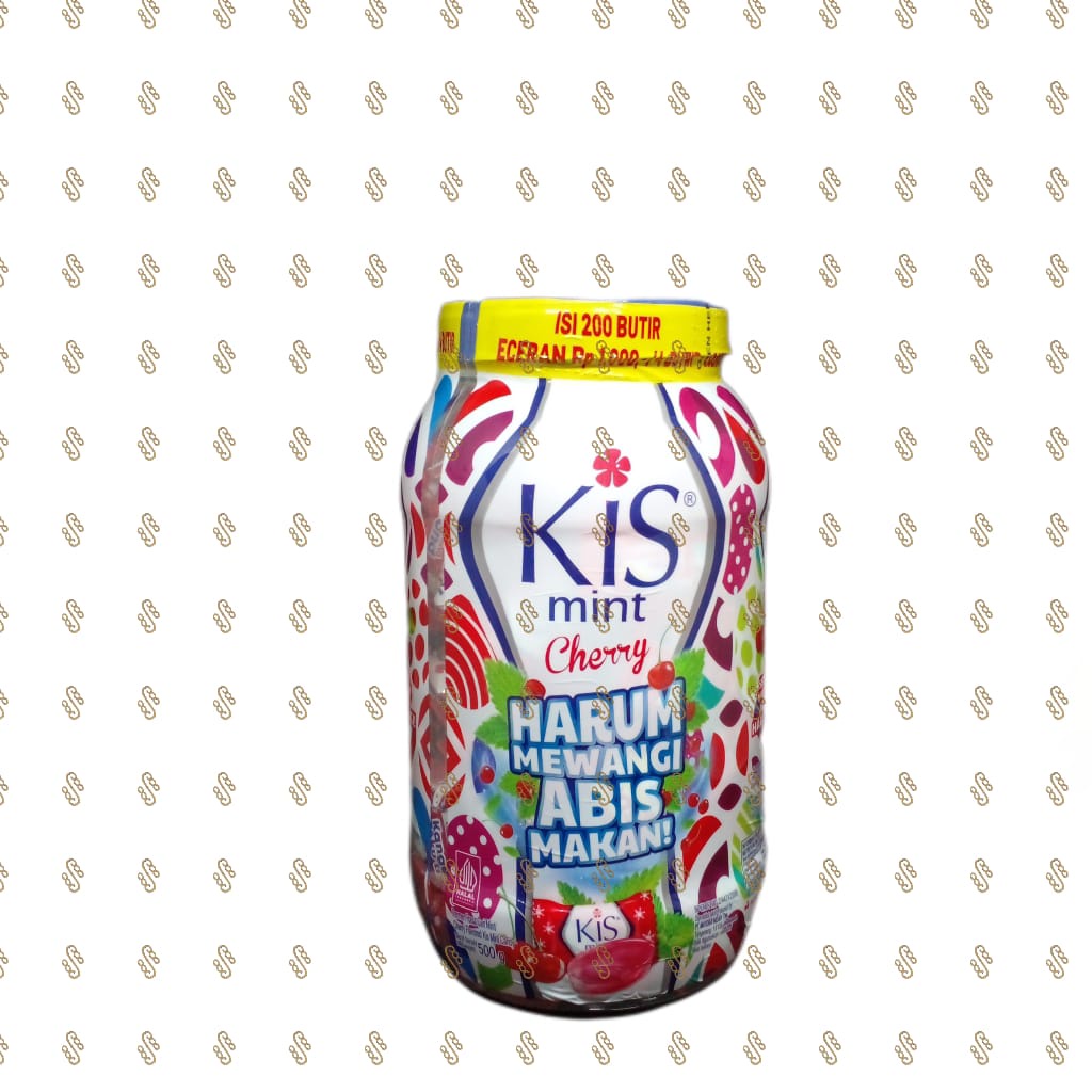 

Kis Cherry Jar 500gr - Jar isi +-200 Pcs