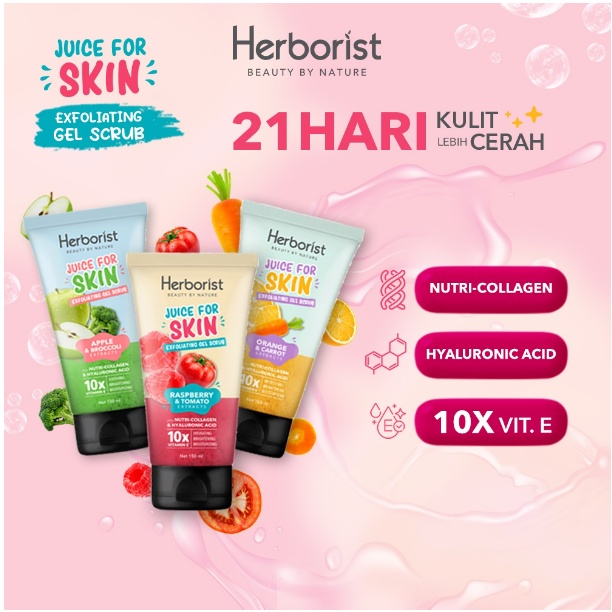 Herborist Juice For Skin Exfoliating Gel Scrub - 150ml