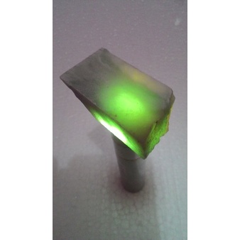 Batu Cincin Giok Salju Aceh Green Rough HQ PGS1213