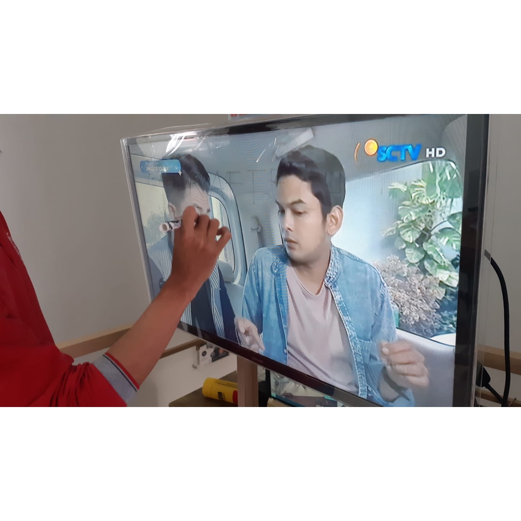 Protektor Pelindung Cover Guard layar Akrilik TV 32
