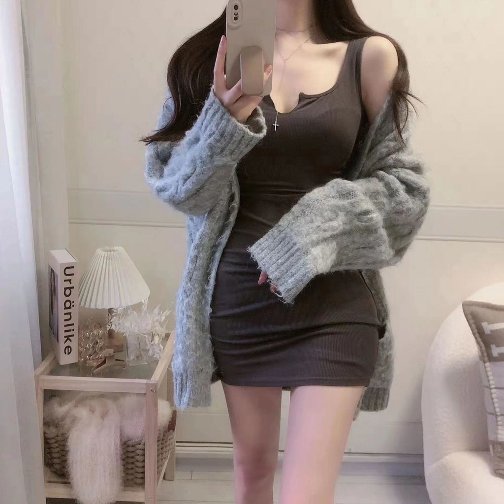 Red 2022 musim panas ceruk desain rompi tas hip rok slim hot girl suspender gaun pinggang wanita rok pelangsing