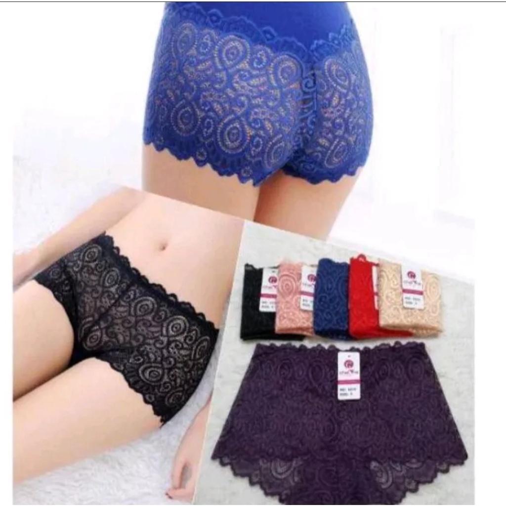 Celana Dalam Wanita [ ISI 3 Pcs ]Transparan Bahan Lace G Celana Dalam Wanita segi empat Hot /Celana 