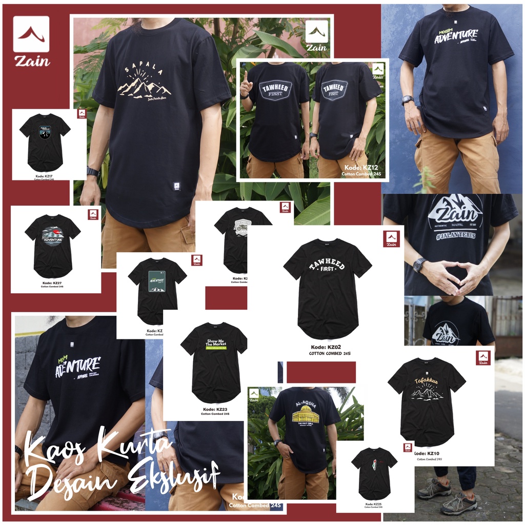 Kaos Dakwah Muslim -  KZ72 - ZAIN