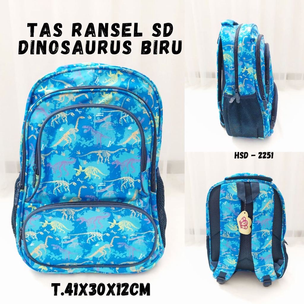 Tas Ransel Anak Laki-laki TK &amp; SD Timbul Kualitas Premium