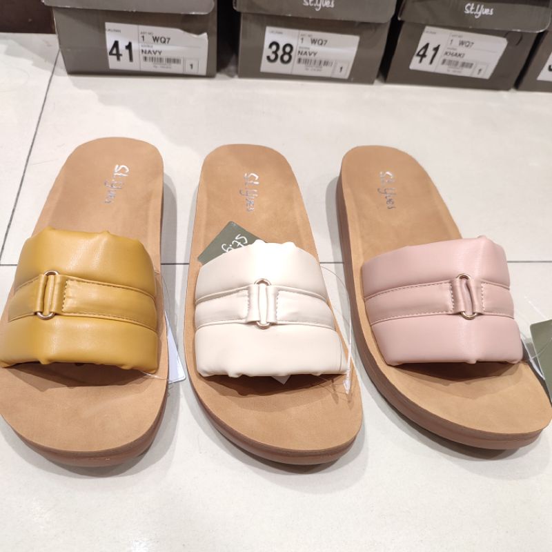 st yves sandal flat wanita